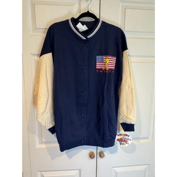 Looney Tunes Men's Blue Jacket - Picture 2 of 5